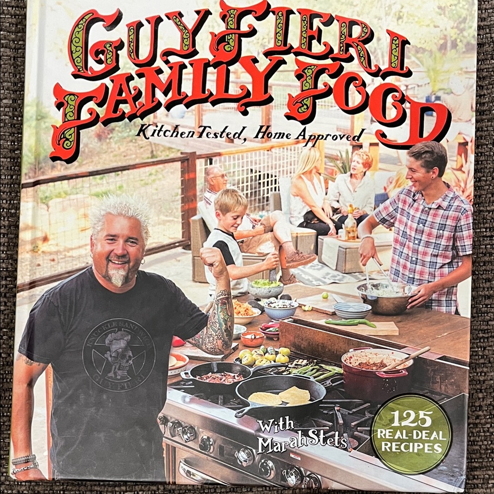 Food Network Guy Fieri Family Food Cookbook